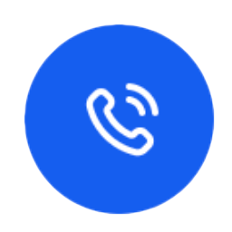 Blue call icon