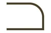 Half bullnose edge profile