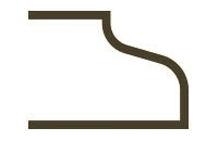 Ogee edge profile