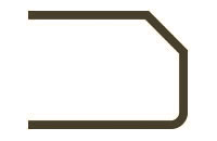 Quarter bevel edge profile