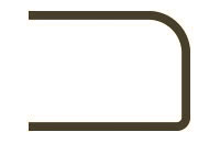 Quarter round edge profile